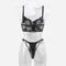 2025 French Smooth Mesh Fishbone Gathering Breathable for Women Soft Bra Breathable Ultra-Thin Set Sexy Underwear Lingerie