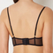 French Smooth See-Through Mesh Gathering Breathable for Women Soft Bra Breathable Ultra-Thin Thongs Set Sexy Underwear Lingerie
