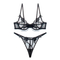 Wholesale See-Through Lace Romantic Anti-Sagging Thongs Breathable for Women Soft Bra Ultra-Thin Set Sexy Underwear Lingerie