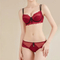 Wholesale Seduction Embroidery Lace Trim Sexy Breathable for Women Soft Bra Breathable Ultra-Thin Set Sexy Underwear Lingerie