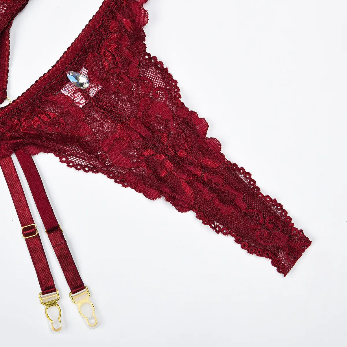 New Lace Embroidery Woman Underwear Set Sexy Hollow out Newest Lingerie