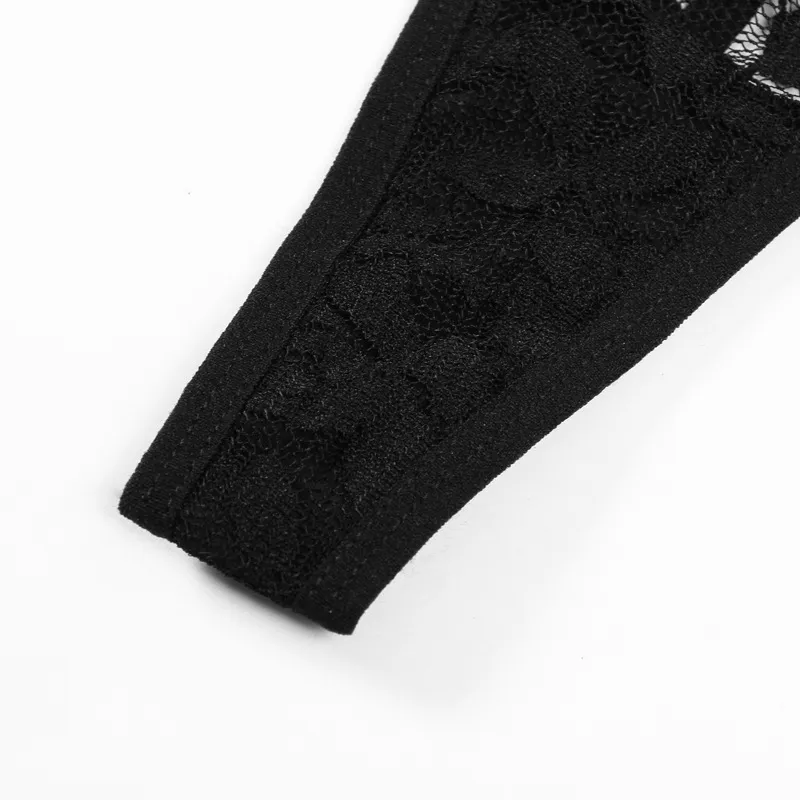 New Fashionable Embroidery Lace Hanging Neck Bra Set Hot Sleeveless Woman Lingerie