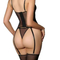 Wholesale Fishbone Eyelash Lace Underwear Set for Woman Sexy Transparent Lingerie