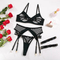 Wholesale Sexy Polka DOT Underwear Set Hot Selling Luxury Transparent Mesh Woman Lingerie