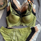 Fashion Sexy Hollow out Seamless Lingerie Push up Underwear Bra Set for Women