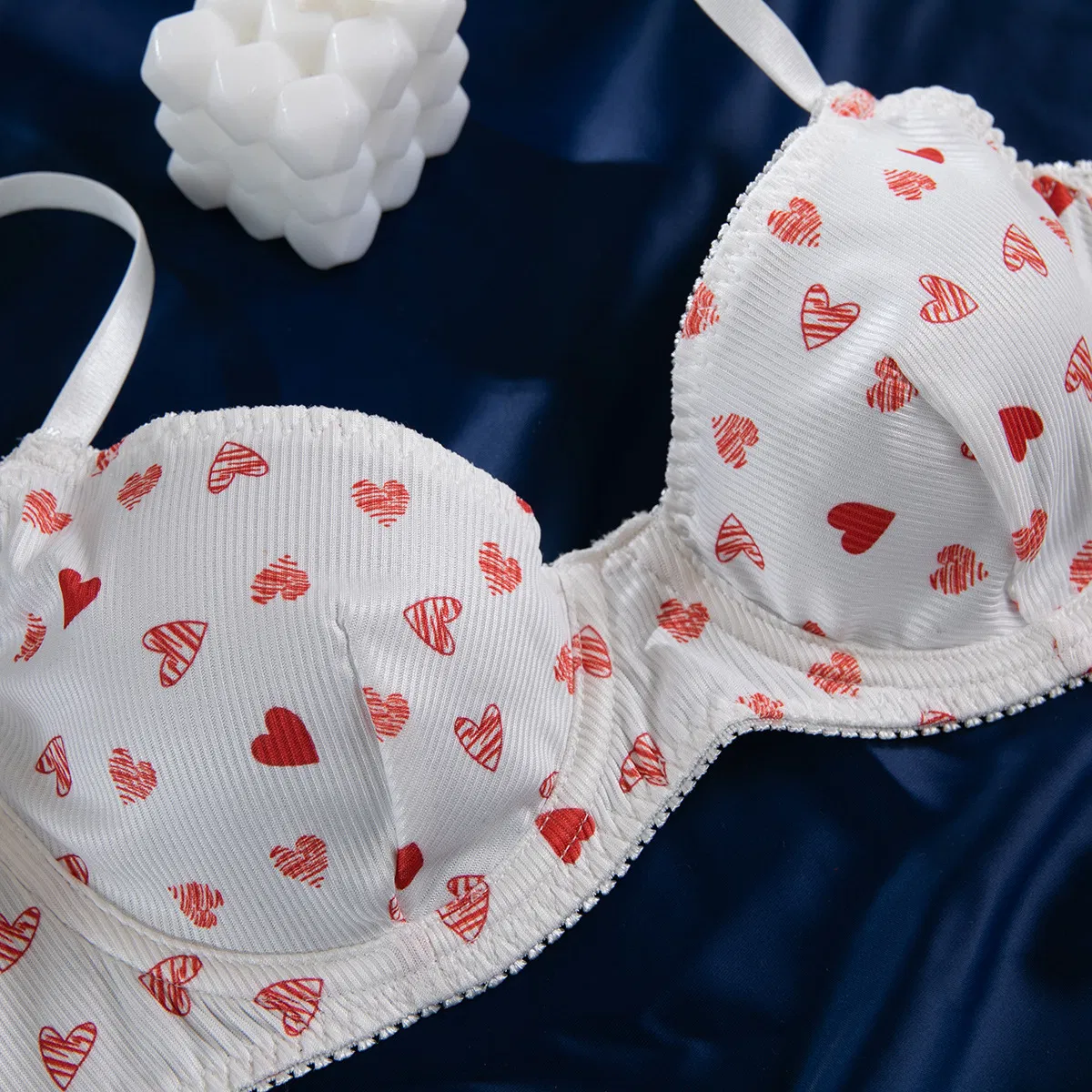 Sexy Ultra-Thin Transparent Mesh 2 PCS Bra and Panty Set New Style Wholesale Woman's Lingerie