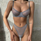 Wholesale Polka Dots Perspective Mesh Bra Set Sexy Thin Two-Piece Lingerie