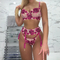 New High Quality Flower Embroidery Underwear Set Sexy Women Ultra-Thin Lingerie