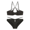 Wholesale French Style Transparent Eyelash Lace Sexy Breathable Satin Ultra-Thin Lingerie for Women Gathering Bra Set Underwear