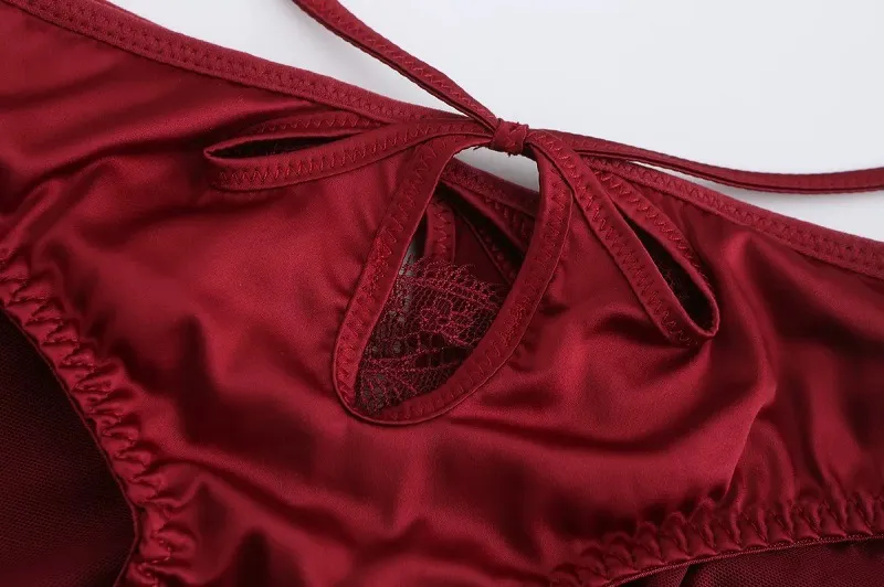 Wholesale French Style Transparent Eyelash Lace Sexy Breathable Satin Ultra-Thin Lingerie for Women Gathering Bra Set Underwear