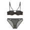 Wholesale French Style for Women Cotton Smooth Soft Steel Ring Sexy Breathable Backless Ultra-Thin Bra Set Underwear Lingerie