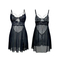 Sexy Hollow Lace Suspender See Through Sleepwear Wholesale Chain Embroidery Nightwear