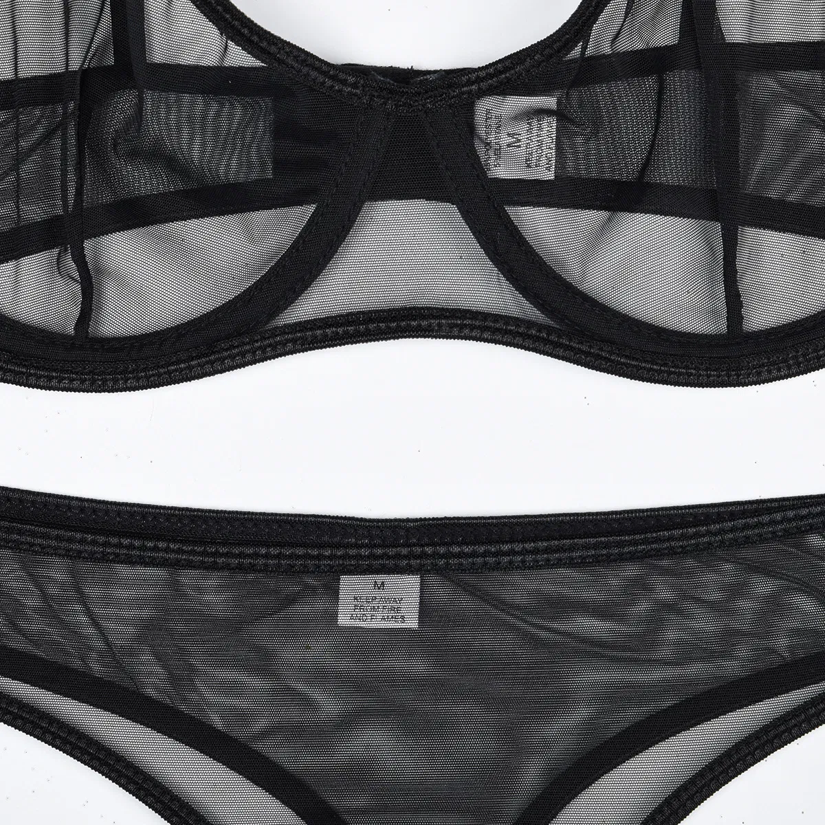 Wholesale Breathable Underwear Set for Woman New Erotic Transparent Mesh Lingerie