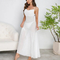 Wholesale Solid Color Transparent Nightgown Sleepwear Dresses Sexy Transparent Mesh Nightwear