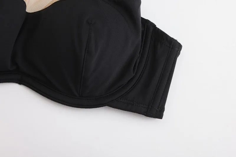 Wholesale Transparent Mesh for Women Soft Patchwork Smooth Seamless Breathable Ultra-Thin Bra Set Sexy Underwear Lingerie