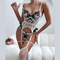 Sexy Floral Embroidered Bra Set with Fishnet Stocking New Transparent Mesh Woman Lingerie