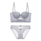 New French Style U-Shaped Embroidery Lace Seduction for Women Soft Bra Breathable Ultra-Thin Set Sexy Underwear Lingerie