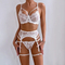 Hot Eyelash Lace Underwear Set Wholesale Transparent Mesh Woman Lingerie