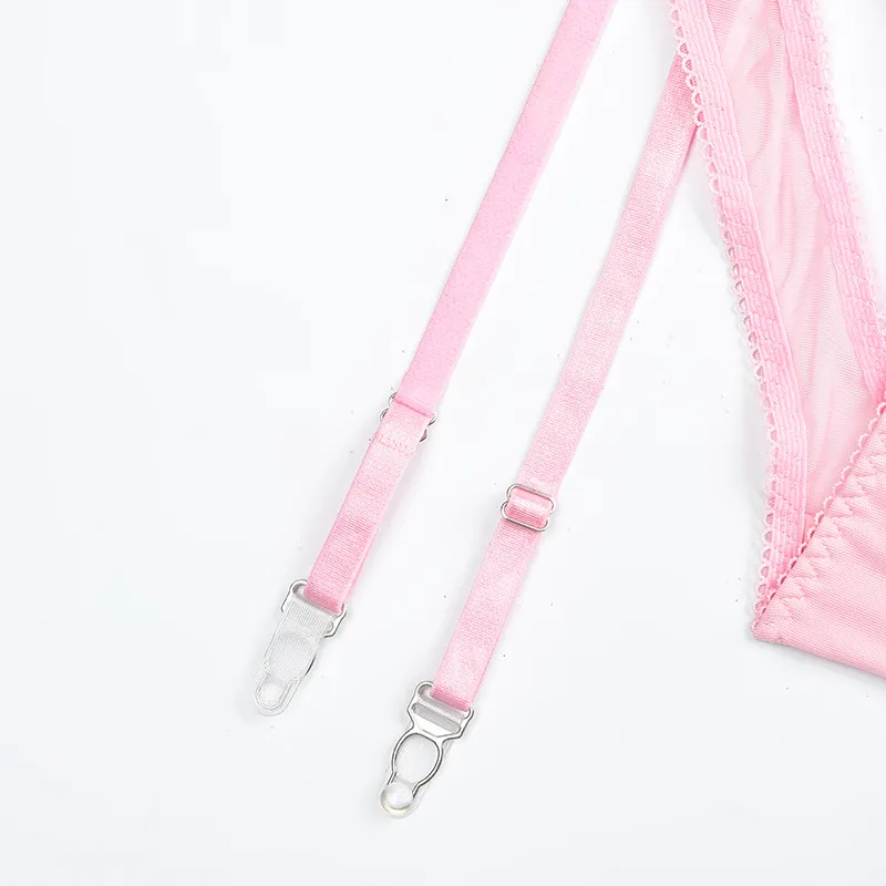 Sexy Open Cup Underwear Set for Woman Wholesale Tassel Nipple Covers Lingerie