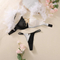 Wholesale Contrasting Colors Woman Underwear Set Sexy See Through Feather Chains Lingerie