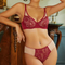 Sexy Mesh Lace Lingerie Push-up Breathable Plus Size Bra Panties Set for Women