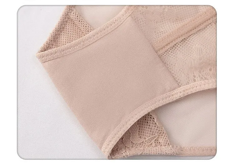 French Smooth Anti-Sagging Lace Trim Sexy Breathable Gathering for Women Soft Bra Ultra-Thin Set Sexy Underwear Lingerie