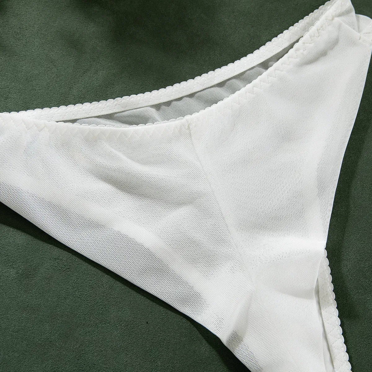 Wholesale Solid Color Ultra-Thin Underwear Set Sexy Non-Wired 2PCS Women Lingerie