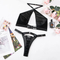 Wholesale Hollow out New Bra Panty Set Sexy Woman Solid Color Woman 2PCS Lingerie