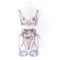 Sexy See-Through Mesh Small Skirt Bra and Panties Set Wholesale Embroidery Lace Lingerie