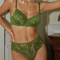 Wholesale French Style Embroidery Lace Trim Breathable Bra Backless Ultra-Thin for Women Sexy Bra Set Underwear Lingerie