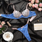 Wholesale Leopard Print Embroidery Underwear Set Sexy Contrasting Color Woman Lingerie