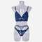 Wholesale French Deep V Embroidery Patchwork Mesh Lace Ultra-Thin Bra Set Underwear Sexy Lingerie