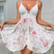 New Arrival V-Neck Transparent Mesh Sleepwear Dress Sexy Patchwork Lace Suspender Nightwear