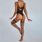 Wholesale Hollow out One Piece Underwear Set Sexy Embroidered Lace Woman Lingerie