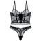 2025 Fishbone Corset Hollow out See-Through Lace Breathable Ultra-Thin Romantic for Women Soft Bra Sexy Set Underwear Lingerie