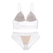 Wholesale Transparent Lace for Women Soft U-Shaped Breathable Ultra-Thin Set Triangular Cup Bra Sexy Underwear Lingerie