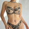 2025 Wholesale French Jacquard Embroidered Lace Trim Sexy Underwear Ultra-Thin Breathable Bra Lingerie