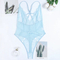Wholesale V-Neck Hanging Neck One Piece Underwear Set Sexy Thin Embroidered Lace Lingerie