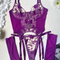 Hot Sale Flower Embroidery Fishbone Woman Bra Set Sexy See-Through Mesh Lingerie