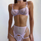 Wholesale Breathable Underwear with Neck Choker for Woman Sexy Mesh See-Through Lingerie