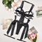 Wholesale Hollow out Woman Underwear Set Sexy Satin Bow Nipple Lingerie