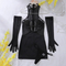 Wholesale Heart-Shape Beaded Underwear Set with Gloves Sexy Hollow out Woman Lingerie