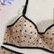 Wholesale Polka DOT Underwear Set for Woman Sexy See-Through Mesh Lingerie