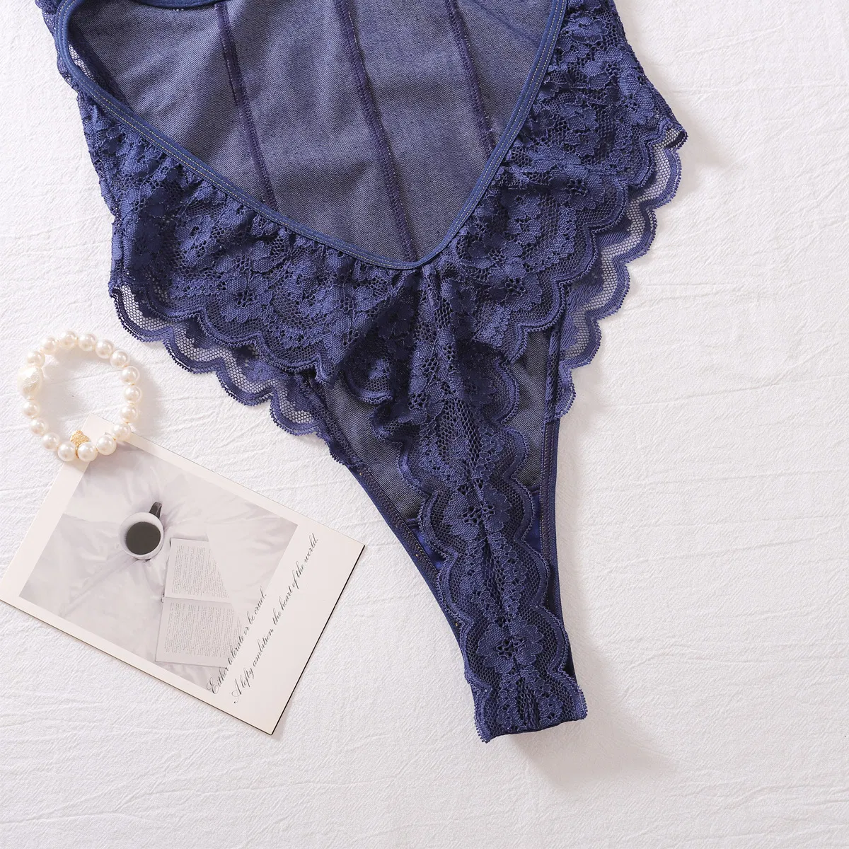 Sexy Cowboy Color Suspender Lingerie Set Hot Shaping Slimming Woman Bodysuit
