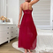 Sexy Embroidery Lace Dress Sleepwear New Arrival Transparent Mesh Ultral-Thin Nightwear