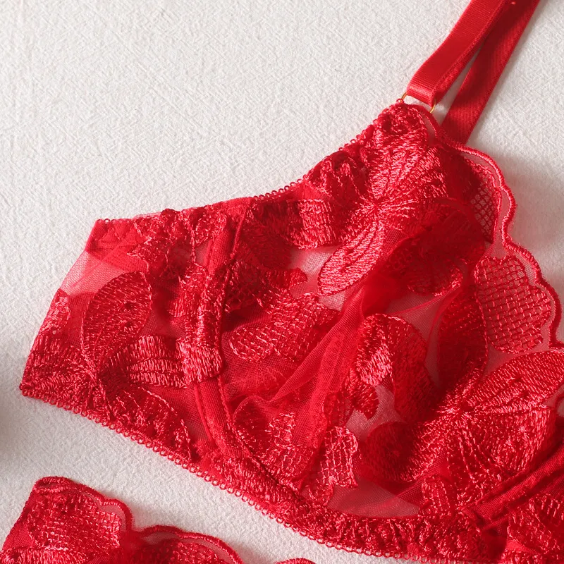 Women Sexy Newest Underwear Set Wholesale Transparent Mesh Skirt Lingerie