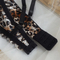 Sexy See-Through Woman Bra and Panty Set High Quality Leopard Print 2 PCS Lingerie