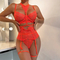 Wholesale Transparent Ultra Thin Bra Set Sexy Embroidery Lace Women Lingerie
