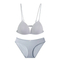 Wholesale French New Style Front Buttons Ultra-Thin Bra Set Sexy Underwaer Lingerie