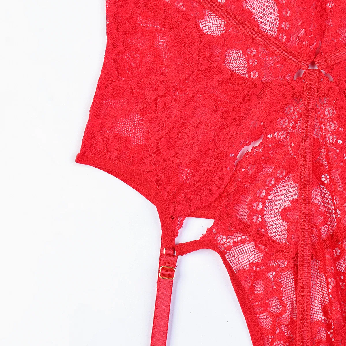 Wholesale Hollow out One Piece Underwear Set for Woman Sexy Embroidery Transparent Lingerie